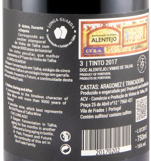 2017 Talha de Frades 3 tinto