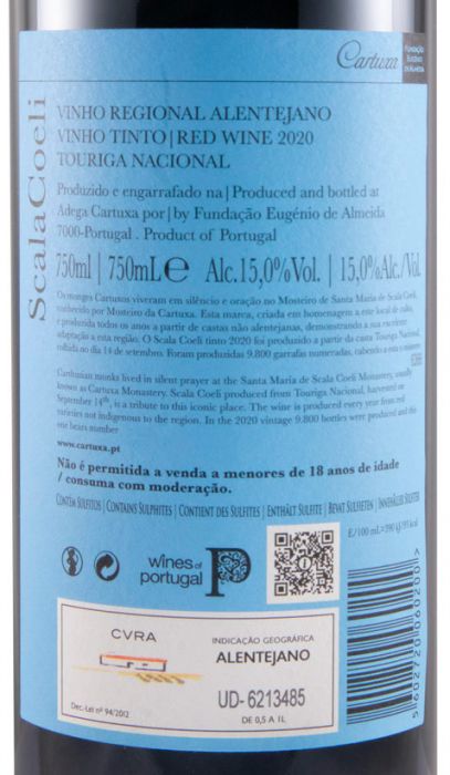 2020 Scala Coeli Touriga Nacional red