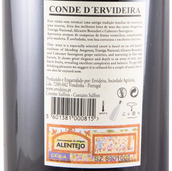 2019 Conde D'Ervideira Reserva tinto 1,5L