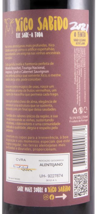 2021 Xico Sabido tinto