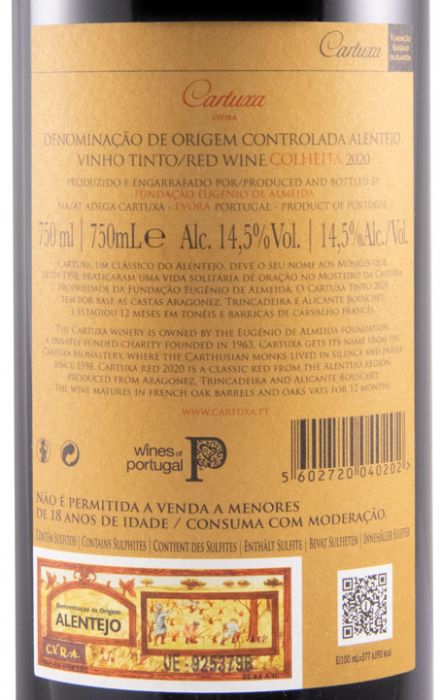 2020 Cartuxa tinto