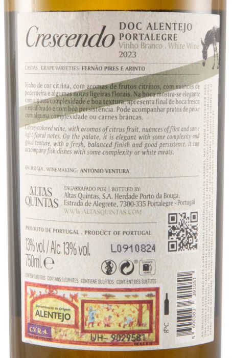 2023 Altas Quintas Crescendo branco