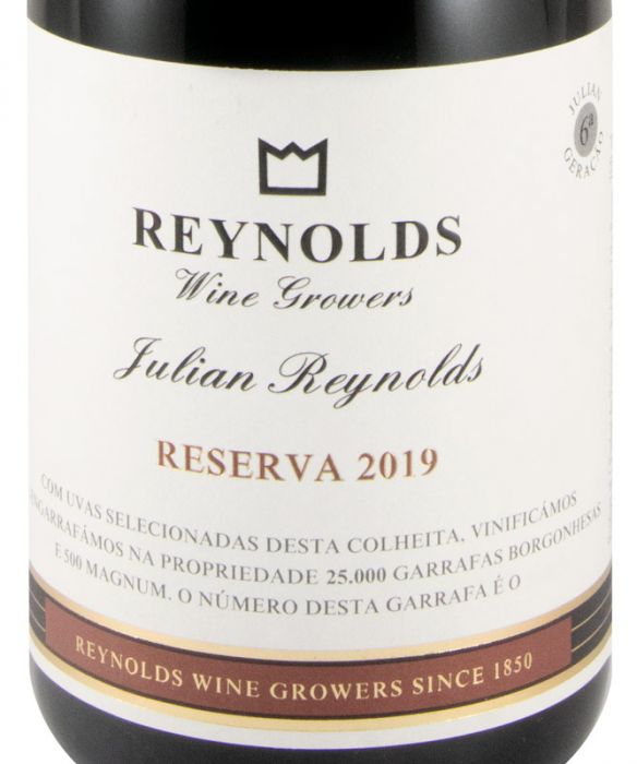 2019 Julian Reynolds Reserva tinto