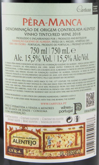2018 Pêra-Manca tinto