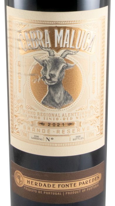 2021 Herdade Fonte Paredes Cabra Maluca Grande Reserva tinto