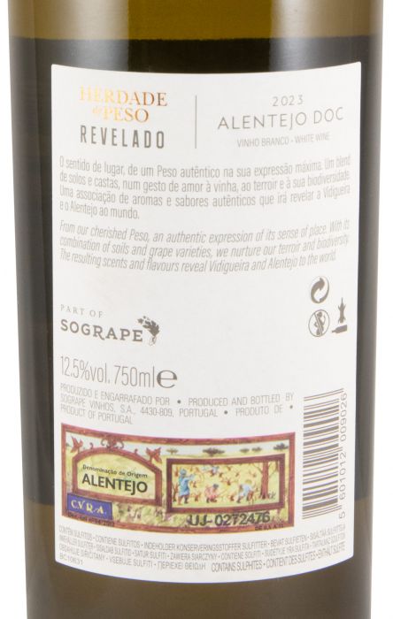 2023 Herdade do Peso Revelado branco