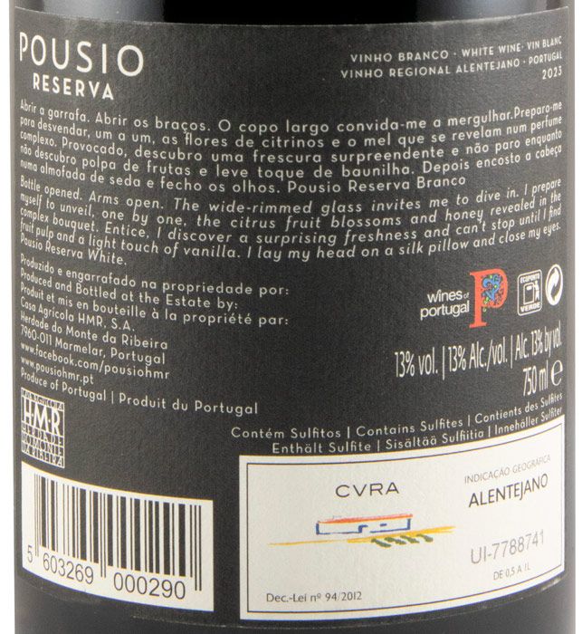 2023 Pousio Reserva branco