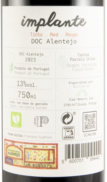 2023 Implante Field Blend tinto