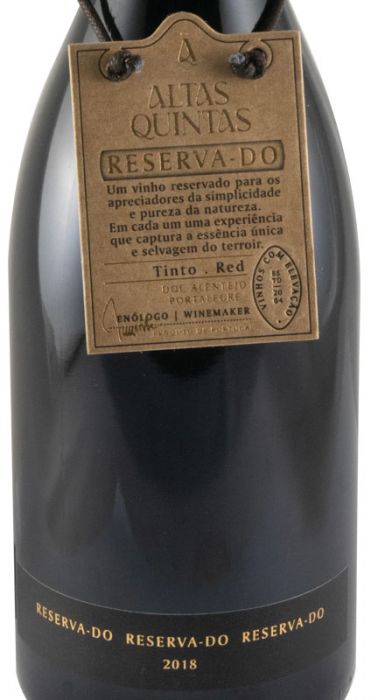 2018 Altas Quintas Reserva-do tinto