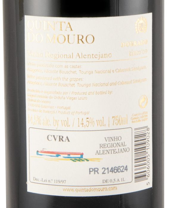 2009 Quinta do Mouro tinto (rótulo dourado)