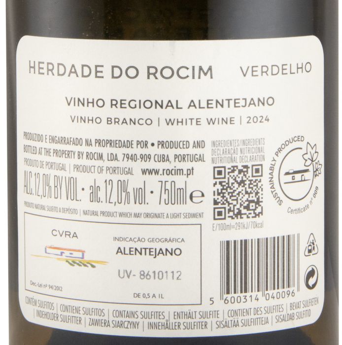 2024 Herdade do Rocim Verdelho branco