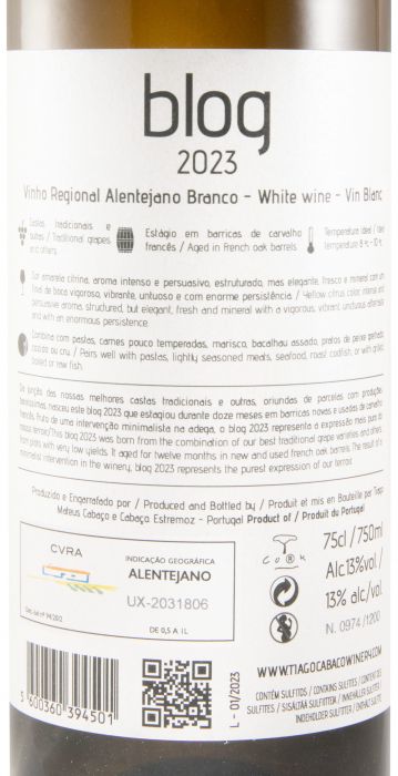 2023 Blog by Tiago Cabaço branco