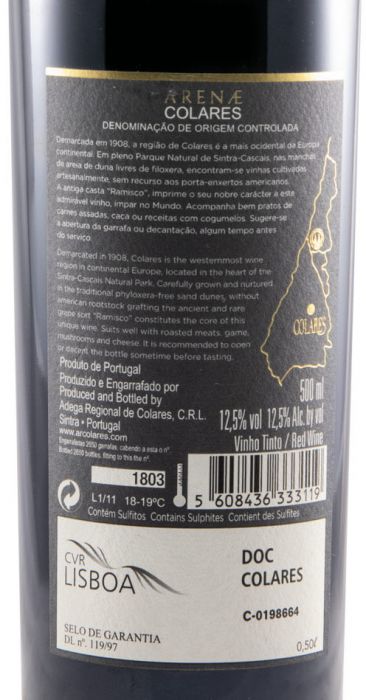 2011 Arenae Colares red 50cl