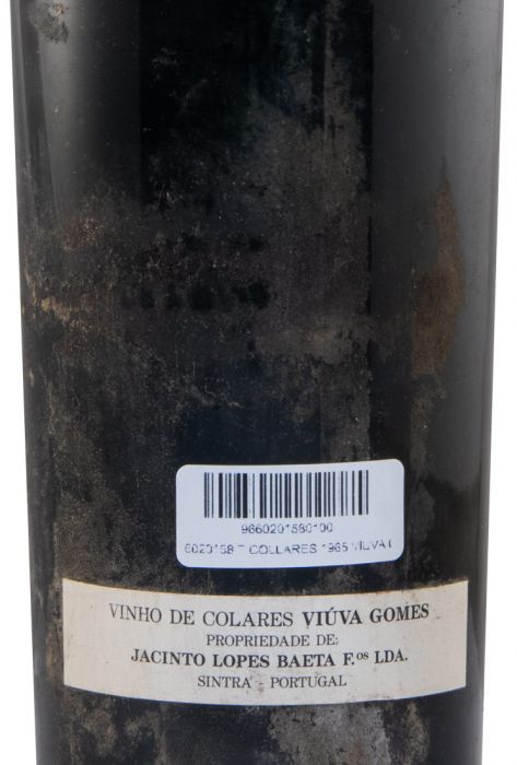 1965 Viúva Gomes Colares tinto (rótulo branco)