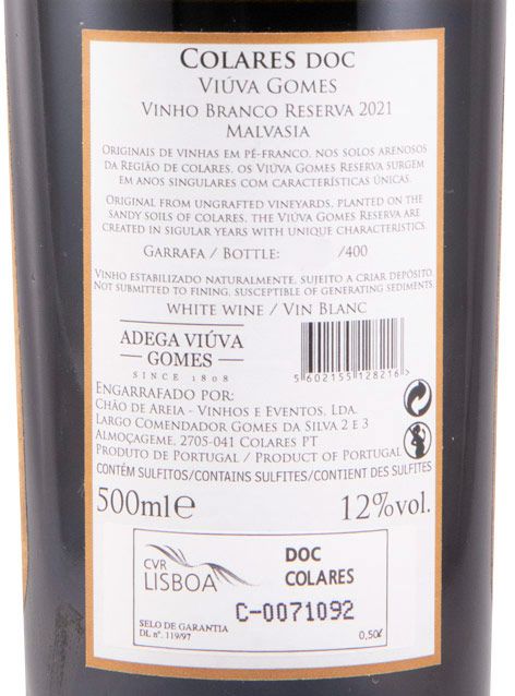 2021 Adega Viúva Gomes Collares Malvasia Reserva branco 50cl