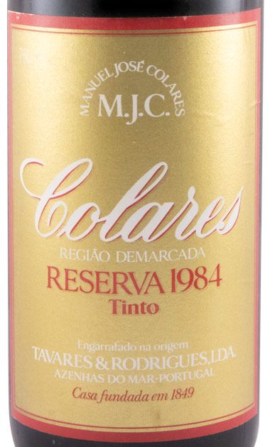 1984 Colares M.J.C. Reserva red