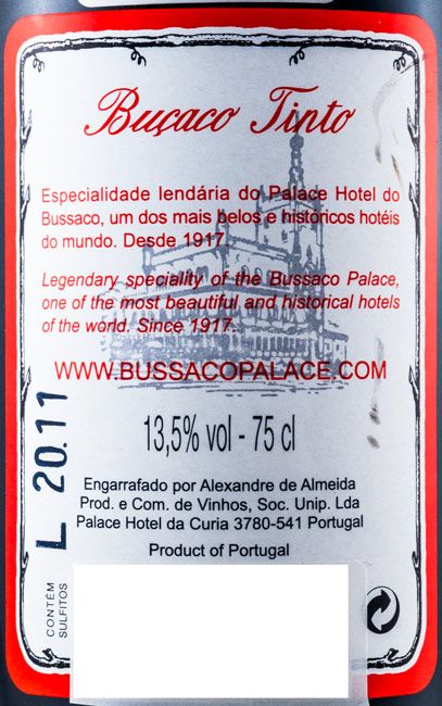 2011 Buçaco Reservado red