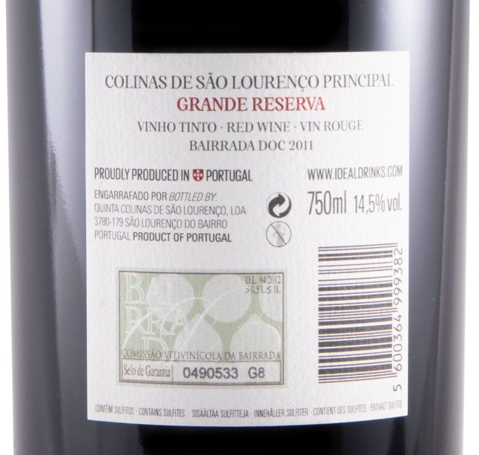 2011 Principal Grande Reserva tinto