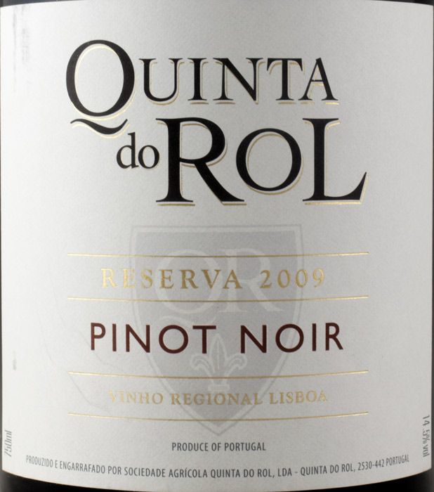 2009 Quinta do Rol Pinot Noir Reserva tinto
