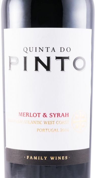 2016 Quinta do Pinto Merlot & Syrah tinto