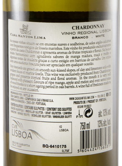 2019 Casa Santos Lima Chardonnay branco
