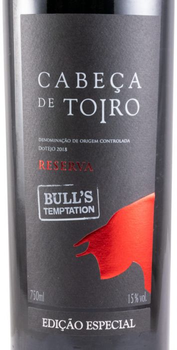 2018 Cabeça de Toiro Bull's Temptation Reserva red