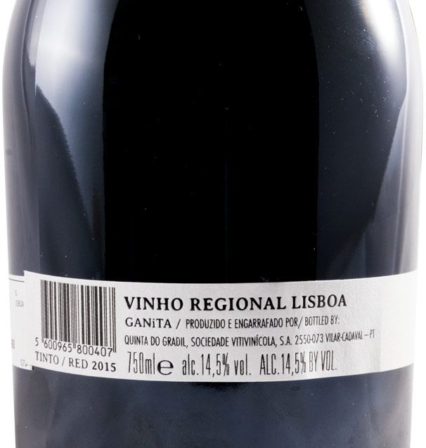 2015 Quinta do Gradil Ganita Homenagem tinto