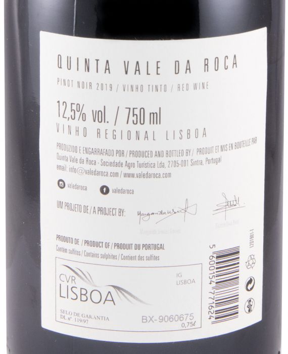 2019 Quinta Vale da Roca Pinot Noir tinto
