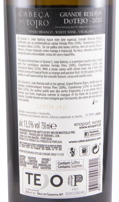 2021 Cabeça de Toiro Grande Reserva branco