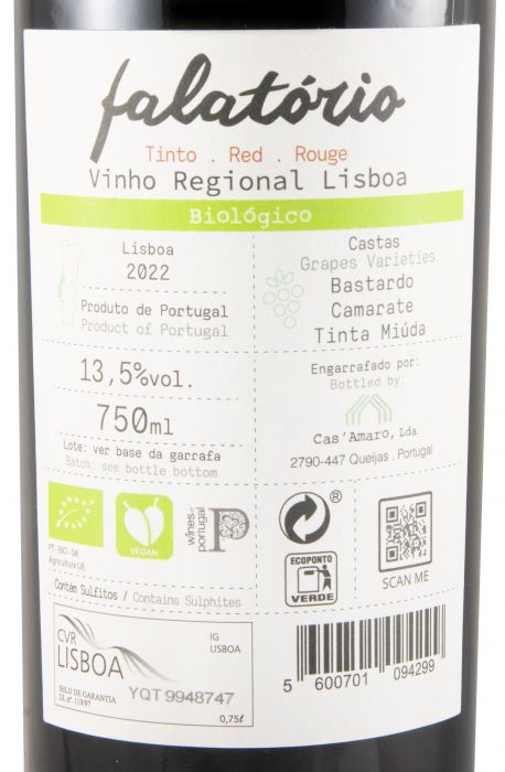 2022 Falatório organic red