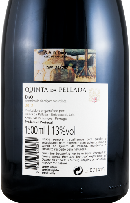 2012 Quinta da Pellada tinto 1,5L