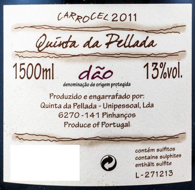 2011 Quinta da Pellada Carrocel tinto 1,5L