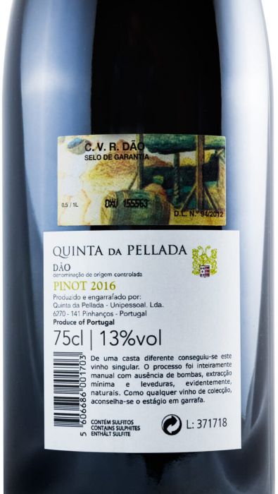 2016 Quinta da Pellada Pinot Noir tinto