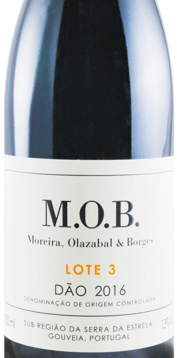 2016 Moreira, Olazabal & Borges MOB Lote 3 tinto