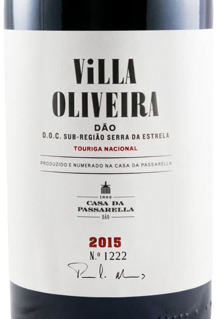 2015 Casa da Passarella Villa Oliveira tinto