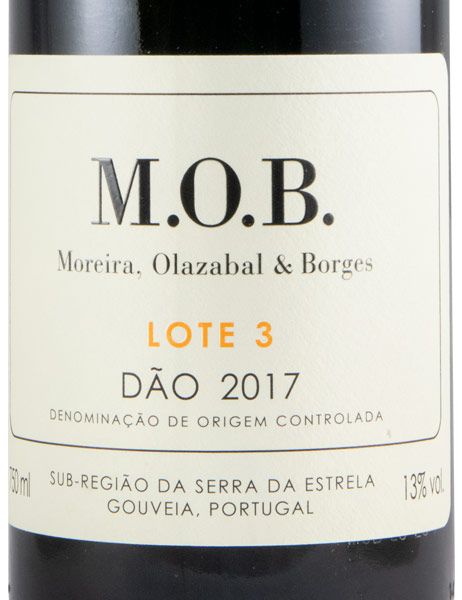2017 Moreira, Olazabal & Borges MOB Lote 3 tinto
