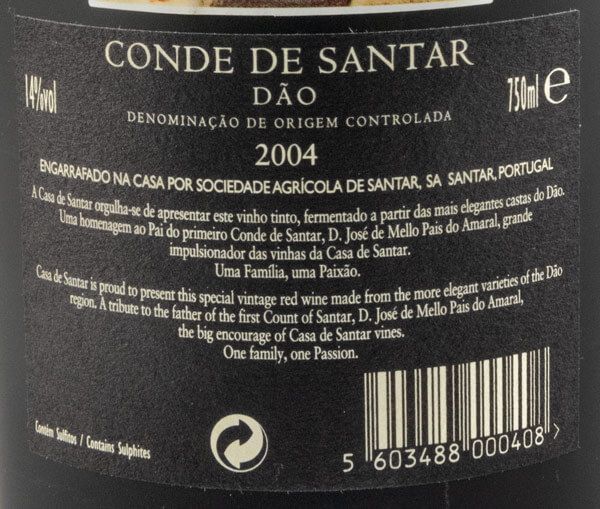 2004 Conde de Santar red