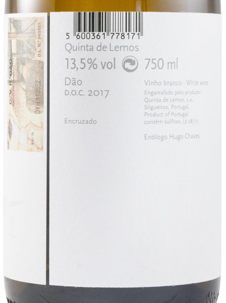 2017 Quinta de Lemos Dona Paulette branco