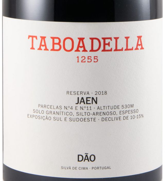 2018 Taboadella Jaen Reserva red 1.5L