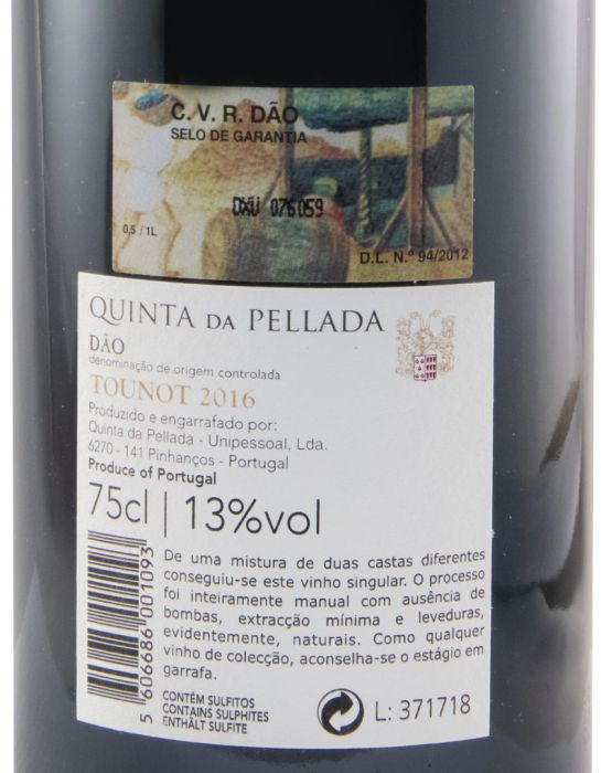 2016 Quinta da Pellada Tounot tinto