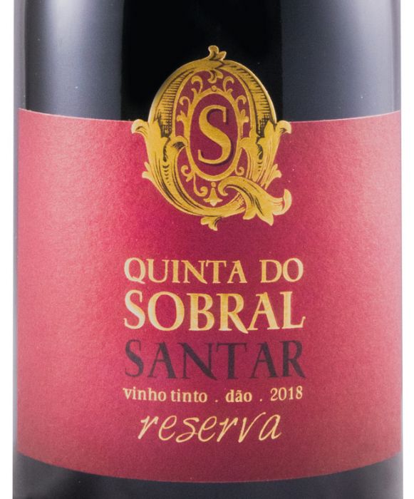 2018 Quinta do Sobral Reserva red