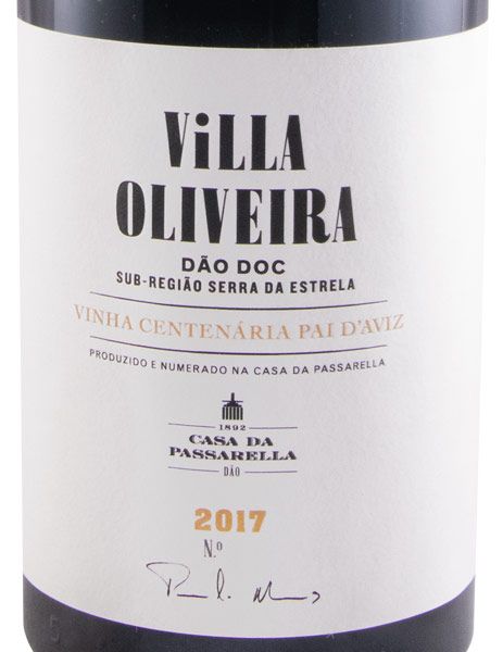 2017 Casa da Passarella Villa Oliveira Vinha Centenária Pai d'Aviz red