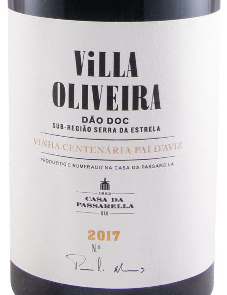 2017 Casa da Passarella Villa Oliveira Vinha Centenária Pai d'Aviz tinto