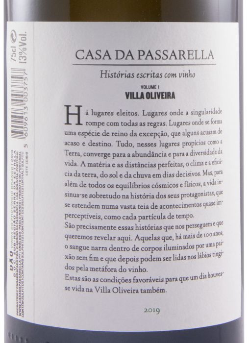 2019 Casa da Passarella Villa Oliveira Vinha do Províncio white