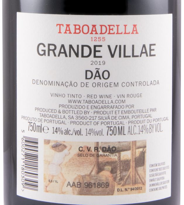 2019 Taboadella Grande Villae tinto