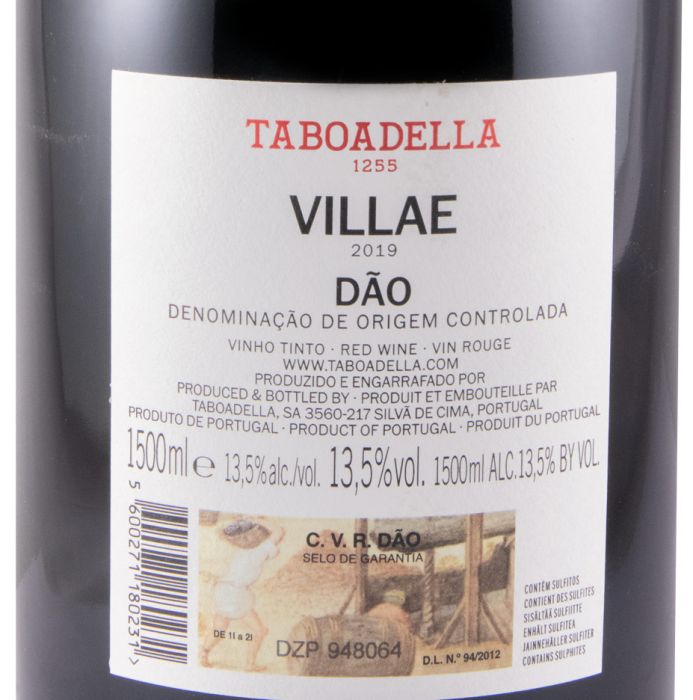 2019 Taboadella Villae red 1.5L