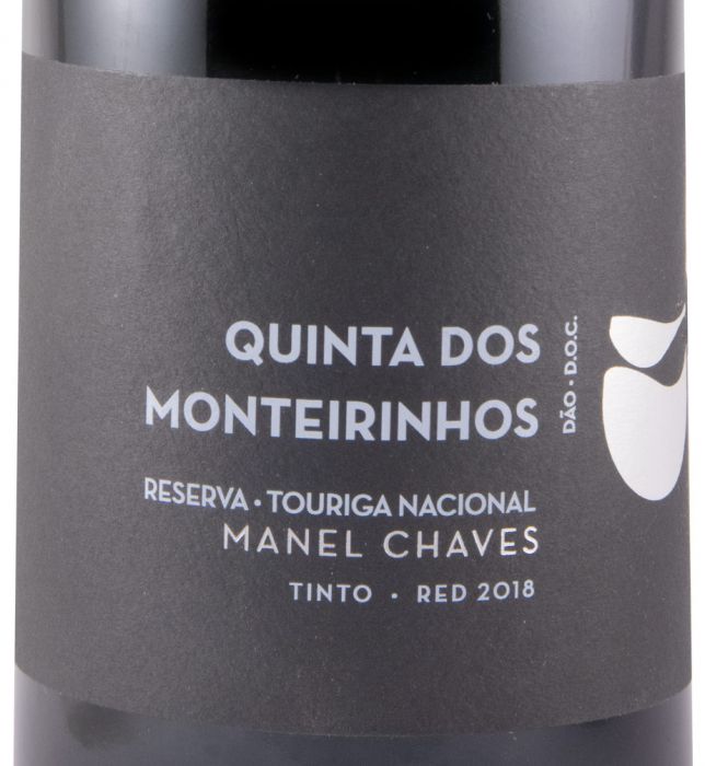 2018 Quinta dos Monteirinhos Manel Chaves Touriga Nacional Reserva red