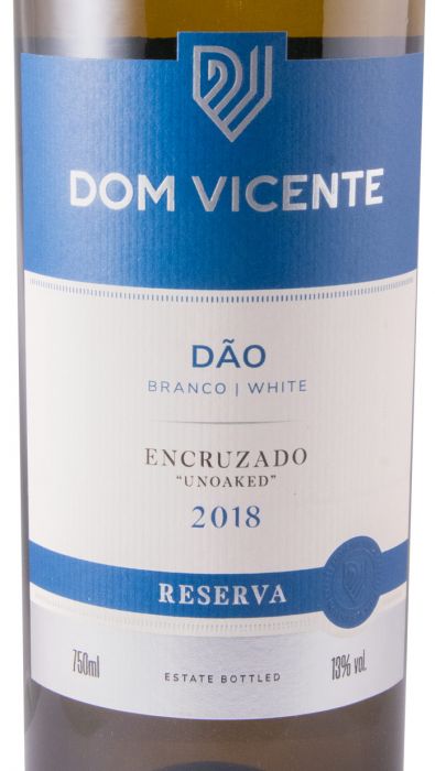 2018 Dom Vicente Unoaked Encruzado Reserva branco
