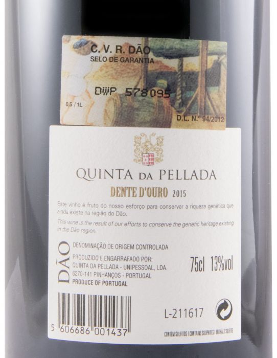 2015 Quinta da Pellada Dente d'Ouro tinto