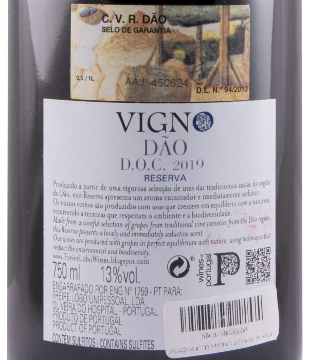 2019 Freire Lobo Vigno Reserva tinto